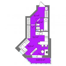 Студии в ЖК Urban Park, 29.50 м²