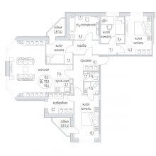 4-комн. квартира в ЖК Дом Симпл, 115.60 м²