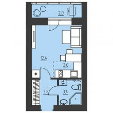 Студии в ЖК Событие, 24.20 м²
