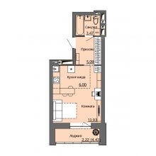 Студии в ЖК Bright Life, 31.34 м²