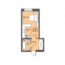 Студии в ЖК Атриум Парк, 30.10 м²