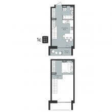 Студии в ЖК Ракета-дом Беляева, 35.20 м²