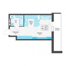 Студии в ЖК Архитектор, 29.30 м²