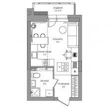 Студии в ЖК Эстетика, 26.80 м²